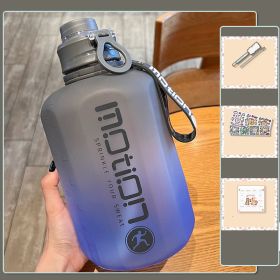 2000ml Large Water Cup Plastic Female Scale