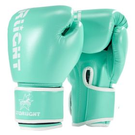 Sanda Muay Thai Fighting Gloves Training Fitness Equipment (Option: Mint Green-8oz)